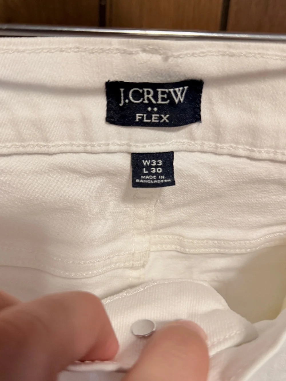 J. Crew White Men's Slim Straight Jeans